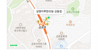 성동구 교통사고한의원 생명마루한의원 안산점 추나요법 자동차사고한의원