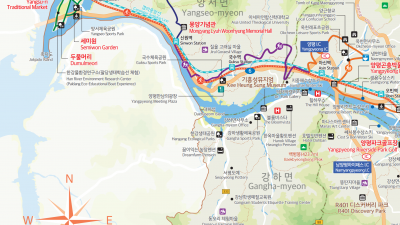 양평군 지도