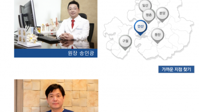 안산추나요법교통사고한의원 생명마루한의원 안산점 송인광 김현준 서배배원장님