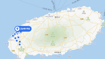금능해수욕장 협재해수욕장 이호테우 곽지해수욕장 함덕해수욕장