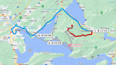 루체른 Lucerne 리기산Rigi Kulm  산악열차