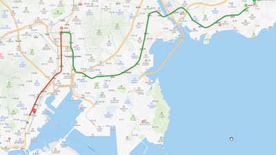 부산역에서 인제대학교해운대백병원 장례식장 간의(사이에) 대중교통을 알아봅니다.