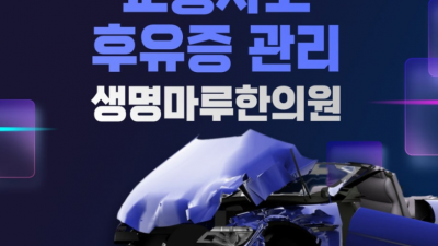 교통사고 후 미세하게 통증이 지속되다면 어혈을 생각해야 합니다 - 일산 교통사고 한의원 일산 생명마루 한의원